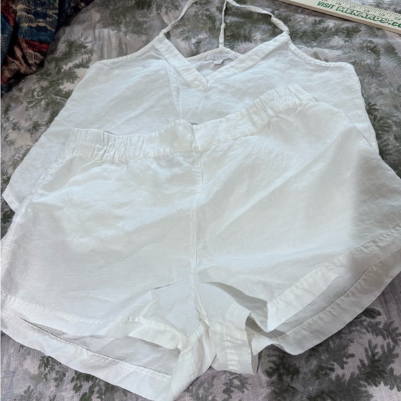Lunya Cream Textured Top and Shorts sleep Set Sz m - Picture 5 of 11